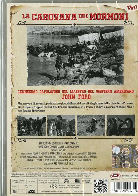 La carovana dei Mormoni di John Ford - DVD - 2