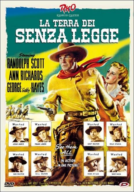 La terra dei senza legge di Tim Whelan - DVD