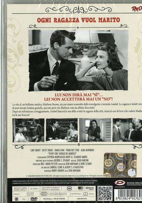 Ogni ragazza vuol marito di Don Hartman - DVD - 2