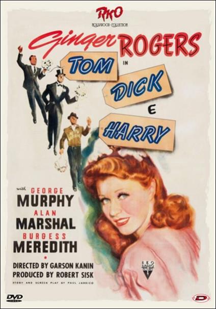 Tom, Dick e Harry di Garson Kanin - DVD