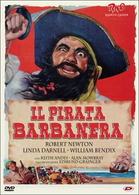 Il pirata Barbanera di Raoul Walsh - DVD