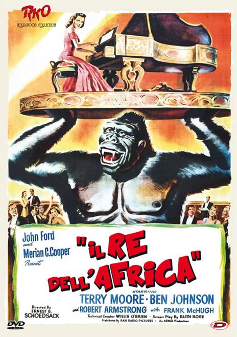 Il re dell'Africa (DVD) di Ernest Beaumont Schoedsack - DVD