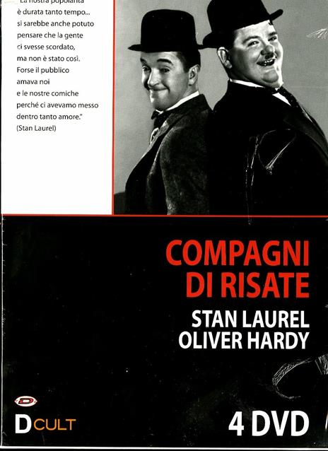 Stanlio & Ollio. Compagni di risate (4 DVD) di Fred Guiol,Leo McCarey,James Parrott,Jesse Robbins,George Jeske - DVD - 2