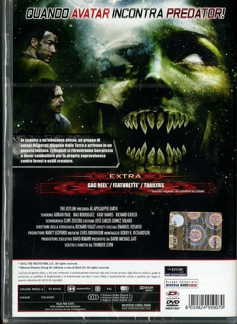 AE. Apocalypse Earth di Thunder Levin - DVD - 2