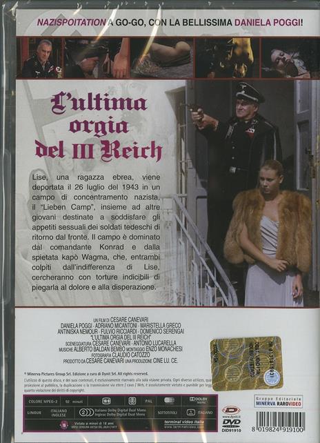 L' ultima orgia del Terzo Reich di Cesare Canevari - DVD - 2