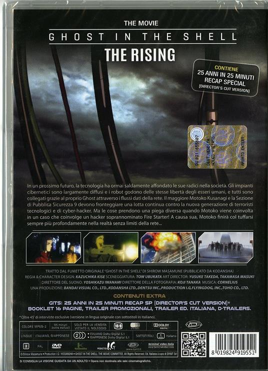 Ghost In The Shell. The Rising di Kazuya Nomura - DVD - 2