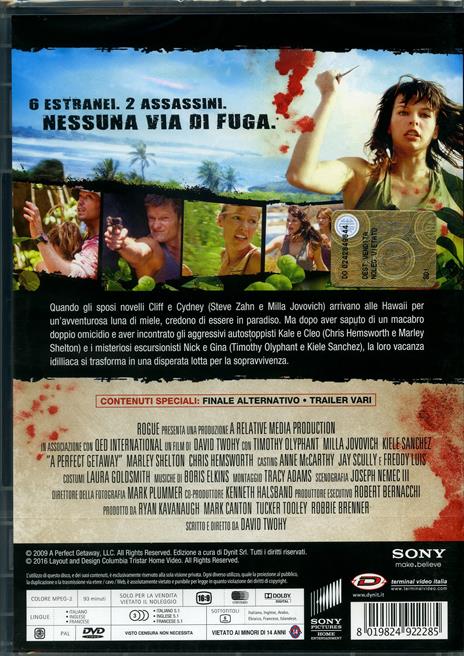 A Perfect Getaway. Una perfetta via di fuga (DVD) di David N. Twohy - DVD - 2