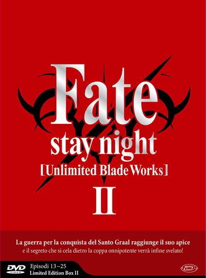 Fate/Stay Night. Unlimited Blade Works. Stagione 2. Episodi 13-25. Limited Edition Box (3 DVD) di Takahiro Miura,Kinoko Nasu - DVD
