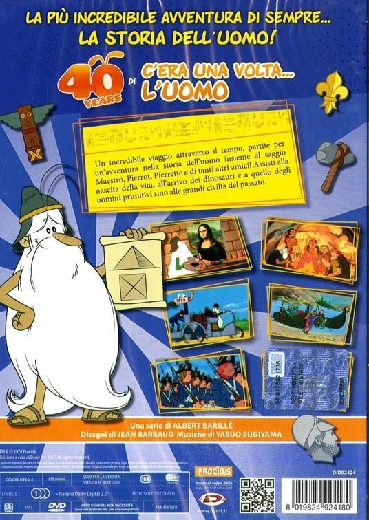 C'era una volta L'uomo (4 DVD) di Albert Barillé - DVD - 2