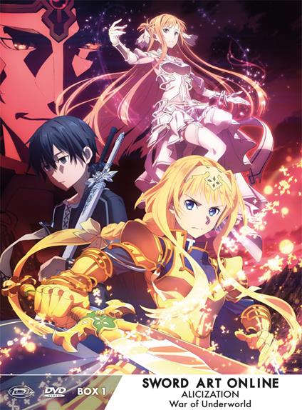 Sword Art Online Alicization War of Underworld. Ltd. Box #01 (Eps. 01-12) (3 DVD) di Manabu Ono - DVD