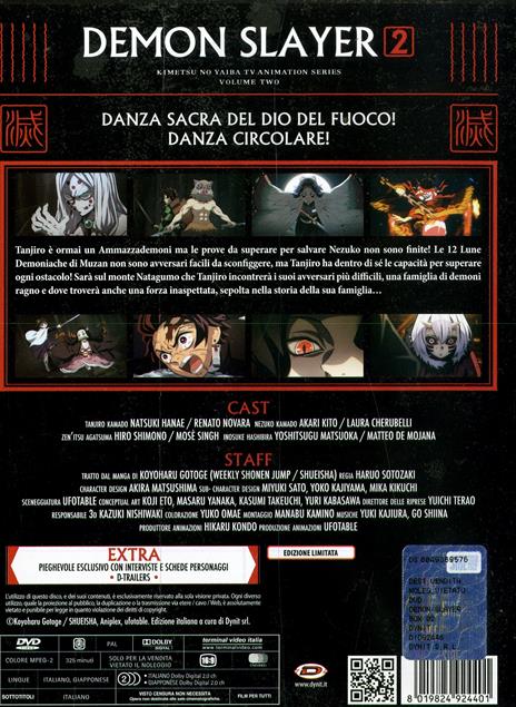 Demon Slayer. Limited Edition. Box 2 (Eps.14-26) (3 DVD) di Haruo Sotozaki - DVD - 2