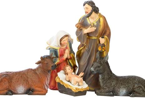 Set da 11pz Nativita in Resina per Presepe di Natale 20cm - 2