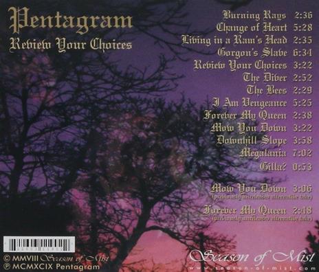 Review Your Choices - CD Audio di Pentagram - 2