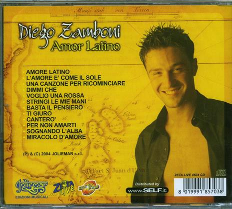 Amor latino - CD Audio di Diego Zamboni - 2