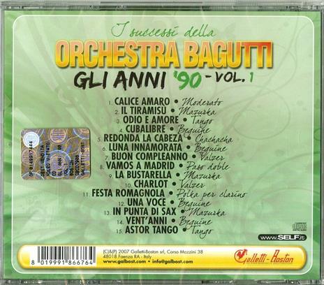 Gli anni '90 vol.1 - CD Audio di Orchestra Bagutti - 2