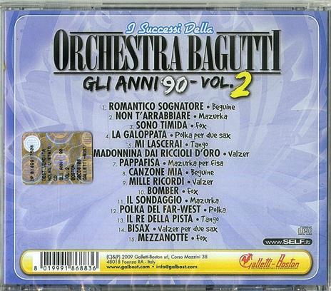 Gli anni '90 vol.2 - CD Audio di Orchestra Bagutti - 2