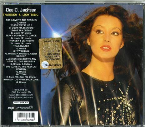 Thunder & Lightning - CD Audio di Dee D. Jackson - 2