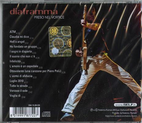 Preso nel vortice - CD Audio di Diaframma - 2