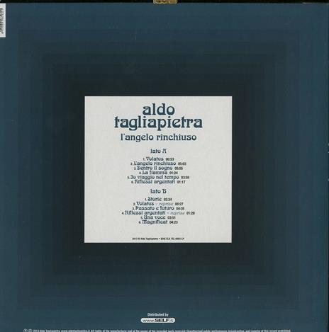 L'angelo rinchiuso - Vinile LP di Aldo Tagliapietra - 2