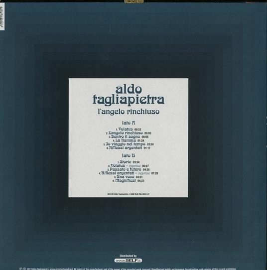 L'angelo rinchiuso - Vinile LP di Aldo Tagliapietra - 2