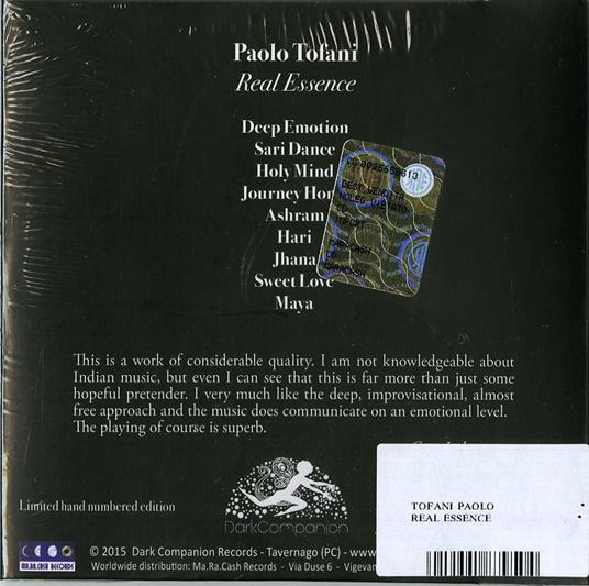 Real Essence - CD Audio di Paolo Tofani - 2