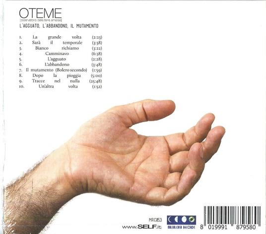 L'agguato, l'abbandono, il mutamento - CD Audio di Oteme - 2