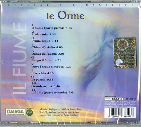 Il fiume - CD Audio di Le Orme - 2