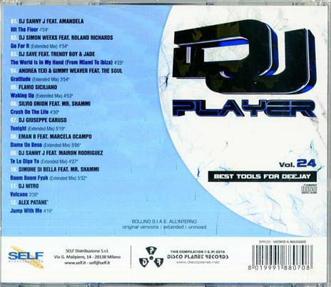 DJ Player vol.24 - CD Audio - 2