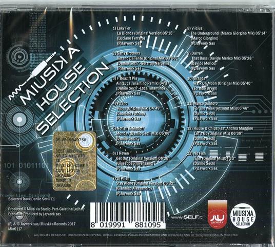 Miusika House Select - CD Audio - 2