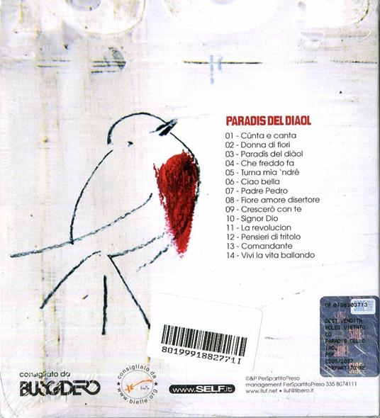 Paradis del diaol - CD Audio di I Luf - 2