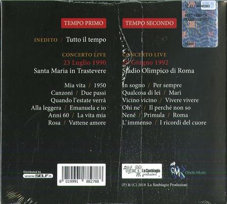 Tutto il tempo - CD Audio di Amedeo Minghi - 2