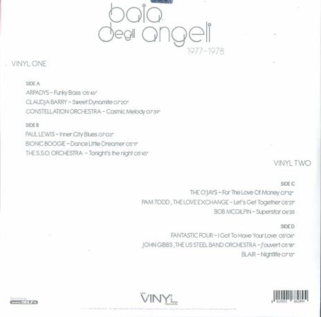 Baia degli Angeli 1977-1978 (White Vinyl Limited Edition + Poster) - Vinile LP di Daniele Baldelli - 2