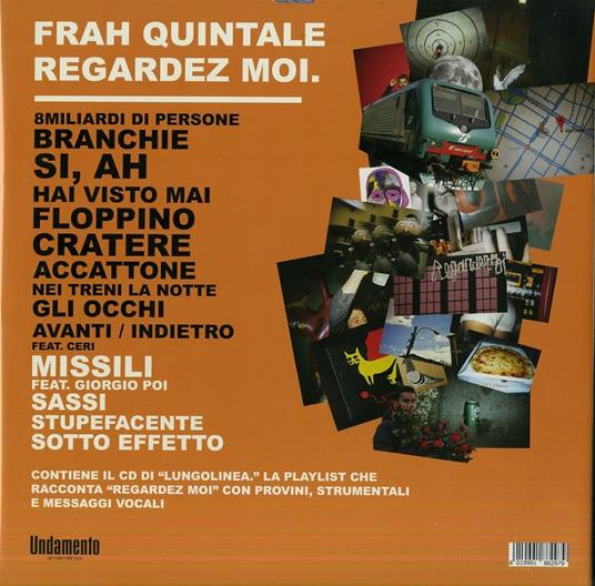 Regardez moi (Orange Vinyl + Poster) - Vinile LP + CD Audio di Frah Quintale - 2
