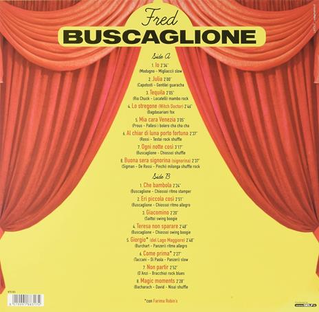 Fred Buscaglione (Limited Edition) - Vinile LP di Fred Buscaglione - 2
