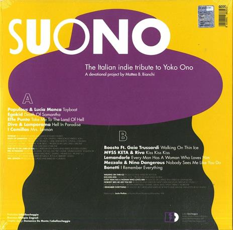 SuONO. The Italian Indie tribute to Yoko Ono - Vinile LP - 2