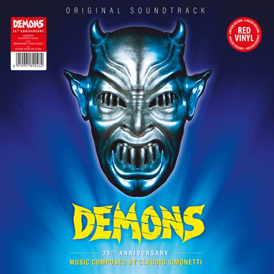 Demons (Colonna Sonora) (35th Anniversary Edition - Red Vinyl) - Vinile LP di Claudio Simonetti