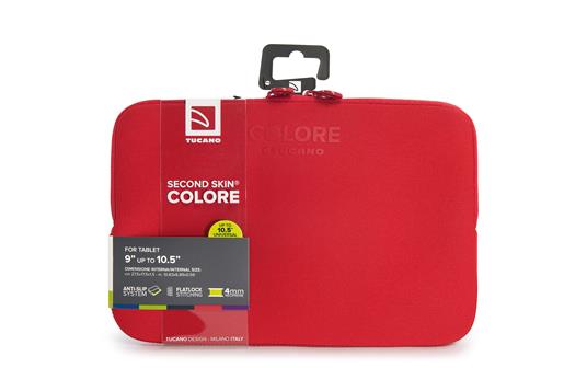 Custodia Tucano Colore Sleeve per PC 10"/11". Rosso - 7