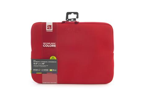 Custodia Tucano Colore Sleeve per PC 13"/14". Rosso - 11