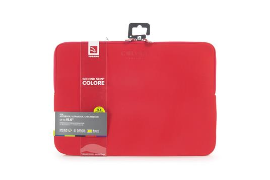 Custodia Tucano Colore Sleeve per PC 15"/16". Rosso - 12