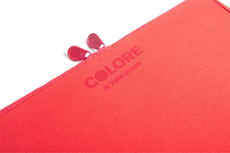 Custodia Tucano Colore Sleeve per PC 15"/16". Rosso - 11
