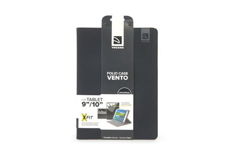 Custodia universale Tucano Vento per tablet da 9" a 10". Nero - 10