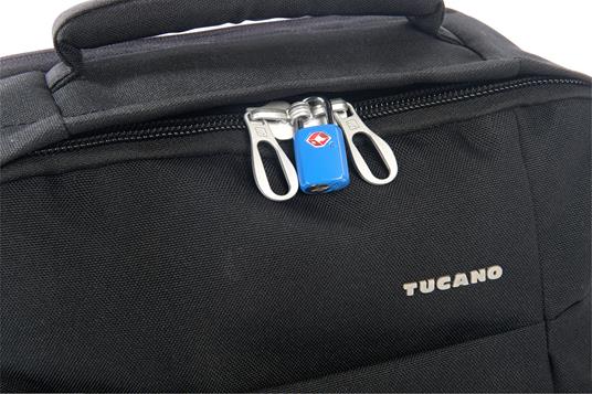 Zaino da viaggio Tucano Tugò Medium. Bagaglio a mano 20 l. Nero - 7