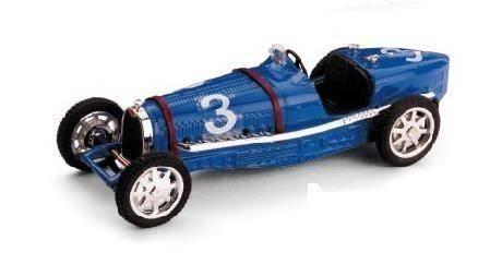 Bm0042 Bugatti T.Nuvolari 1934 N.14 Retired France Gp 1.43 Modellino Brumm - 2