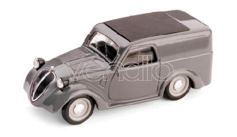 Bm0050 Fiat 500 B 1946 Furgoncino Grigio 1.43 Modellino Brumm - 2