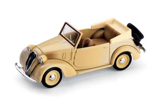 Bm0085 Fiat 1100 (508C) Cabriolet Coloniale 1937 Beige 1.43 Modellino Brumm