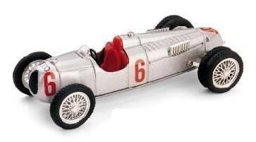 Bm0110 Auto Union Tipo C N.6 Ruote Gemellate 1936 1.43 Modellino Brumm