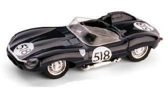 Bm0146 Jaguar D Type N.518 Retired (Loos Petrol Tank) Mm 1957 R.Flockhart 1.43 Modellino Brumm - 2