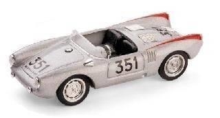 Bm0195 Porsche 550 Spider N.351 6Th Mm 1954 Herrmann-Linge 1.43 Modellino Brumm
