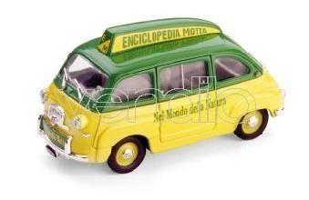 Bm0310 Fiat 600 Multipla Enciclopedia Motta 1956 1.43 Modellino Brumm - 2