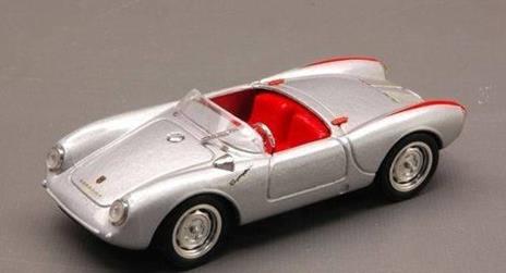 Bm0233-02 Porsche 550A Rs Spyder Biposto Stradale 1954 Argento 1.43 Modellino Brumm - 2